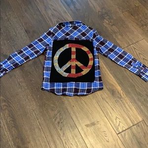 Butter Plaid Button Down Shirt - Almost New